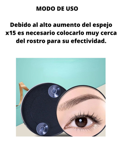 Espejo Con Aumento Portátil Para Rostro Maquillaje