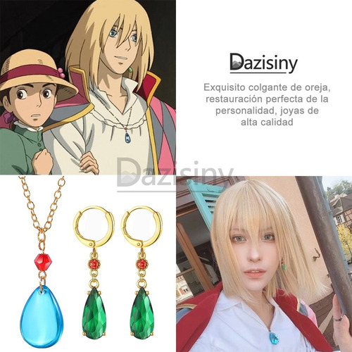 39%off Collar Y Aretes Cortos Howl V2 For El Castillo