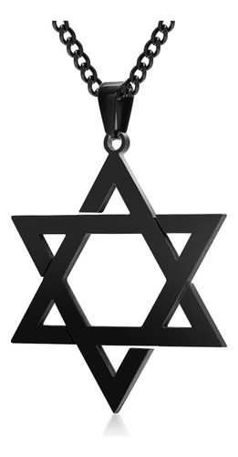 Collar De Estrella De David Para Hombres, Collar Para Hombre