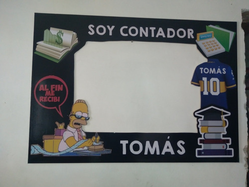 Imagen 9 de 9 de Marcos Selfies Personalizados Me Recibí Contador Egresado