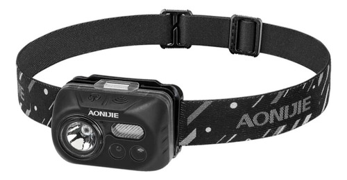 Aonijie Linterna De Faros Delanteros Led A Prueba De Agua Linterna Negro Luz Blanco