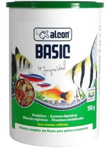 Ração Para Peixes Alcon Basic 150g Para Peixes Ornamentais