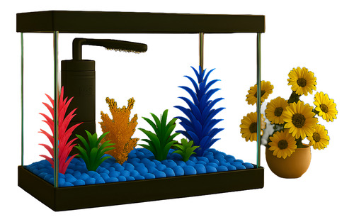Aquario Completo Para Peixe Betta Com Bomba