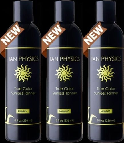 Tan Physics Color Verdadero Sunless Tanner, 3 Unidades)