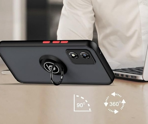 Funda Xiaomi Mi 11t Pro Uso Rudo Anticaidas Con Anillo Negro Mi 11t Pro