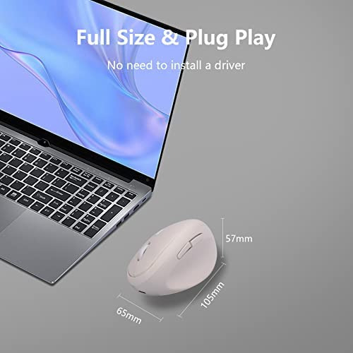 Ratón Inalámbrico Super Space, Ratón Ergonómico Recargable P