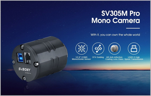 Sv305m Pro Cámara Mono Planetaria/guia Telescopio Astronomía