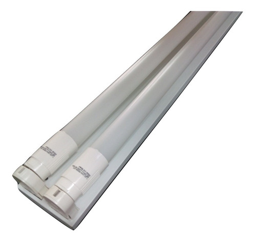 Liston Doble Tubo Led 2x24w Completo 1,50mts Fria Interelec