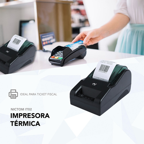 Impresora Termica Nictom It02 58mm Comandera Tickets Usb