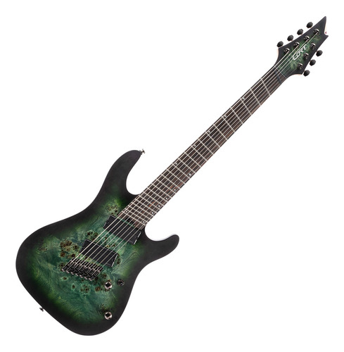Guitarra Cort Kx507ms 7 Cuerdas Star Dust Green