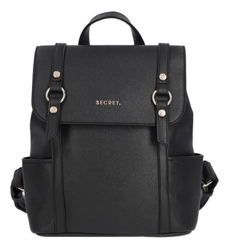 Mochila Secret Georgia Fw24 Negro M