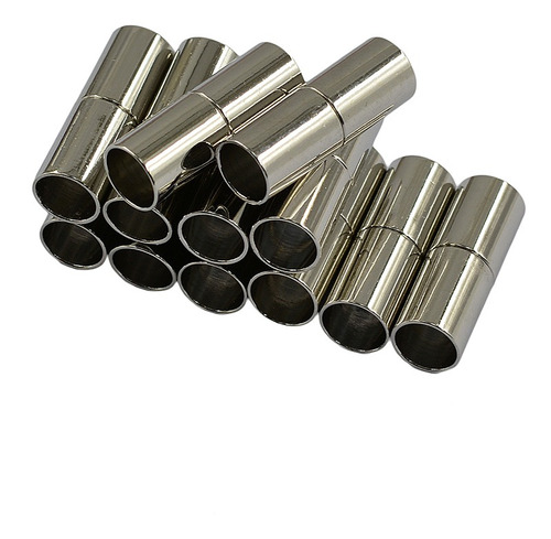 12 Juegos De Cierres Magnéticos De Plata + 12 Kits Broches