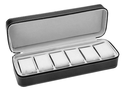 Tk Caja De Reloj De 6 Ranuras, Portátil, De Viaje, Con