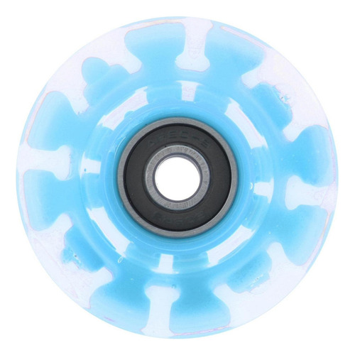 8pcs Led Quad Roller Skate Ruedas Iluminadas Con Rodamientos
