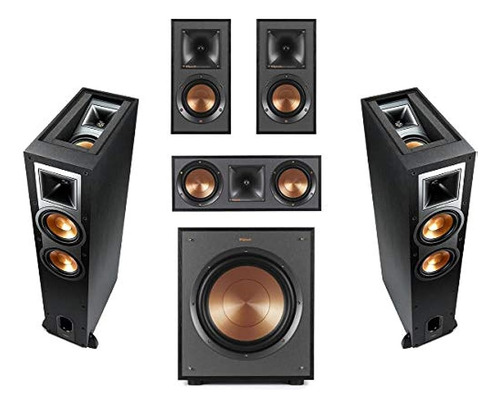 Klipsch Referencia R-26fa 5.1 Home Theater Pack, Chapa De Po