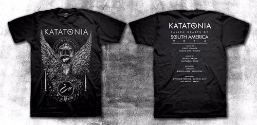 Katatonia - South American Tour 2016 - Remera