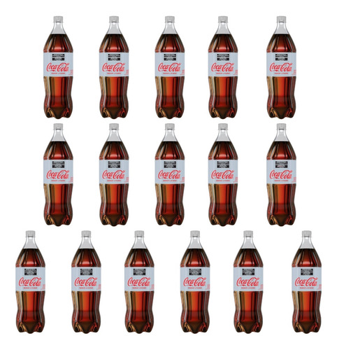 Coca Cola Botella 1,75l Ligth Pack X16 Gaseosa Zetta Bebidas