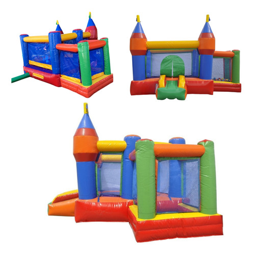Castelo Pula-pula C/ Piscina De Bolinhas Inflável 3x2m Motor
