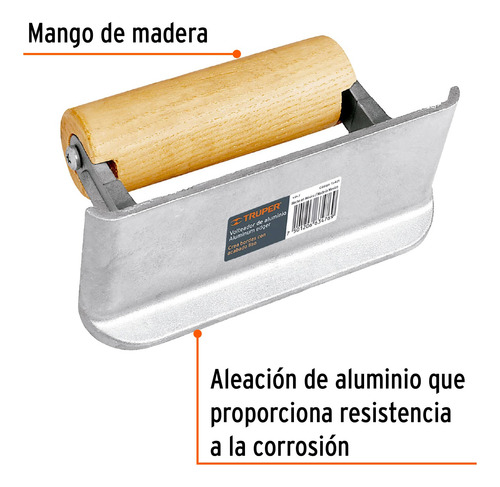 Gruña De Canto De Aluminio 11 X 5 Truper 15421