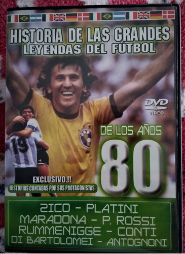 Dvd Historias De Las Grandes Leyendas Del Futbol