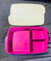 Comprar Vianda Con Divisiones Tupperware Color Fucsia . Hago Envío. Fucsia