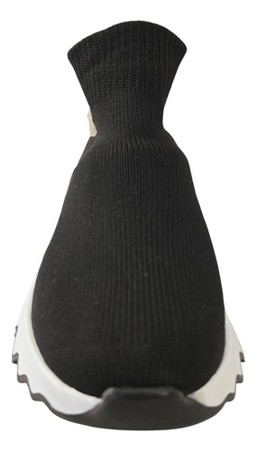 Tenis Bota Niño Casual Calcetin Resorte Moda Ligeros Cómodos Antiderrapante Chabelo C60-a Negro
