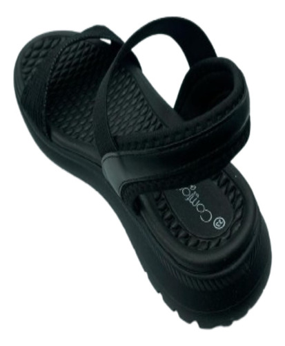 Sandalia Confort Dama Comfort Fit 28065 Casual Elástico