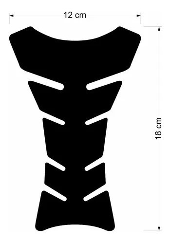 Imagem 2 de 2 de Adesivo Protetor Tanque Alpinestars Preto Gallo De Ouro