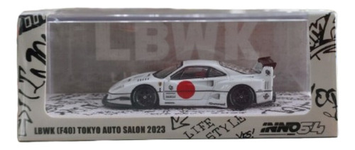 Miniatura Inno64 Lbwk Ferrari F40 Auto Salão Tokyo 2023 1:64