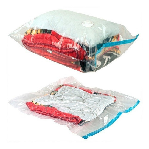 Pack 12 Bolsas Al Vacío Para Comprimir Ropa 50x60cm