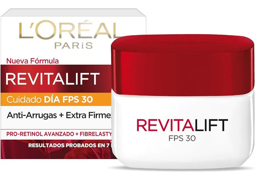 Crema L'oréal Revitalift Antiarrugas Cuidado Día Fps 30