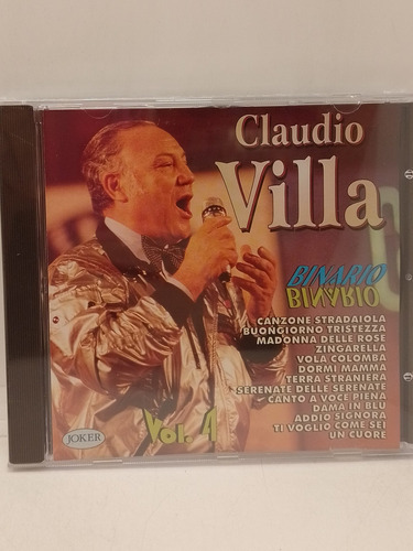 Claudio Villa Binario Cd Nuevo 