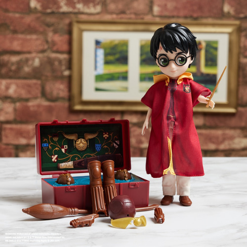 Wizarding World Harry De Lujo Quidditch Figura 8 Pulgadas