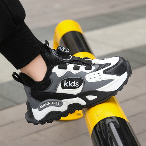 Zapatillas Deportivas De Terciopelo Para Niños En Invierno