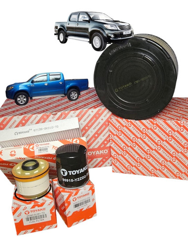 Kit De Filtros Toyota Hilux 2005 / 2015