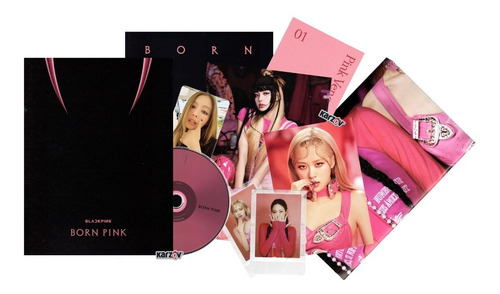 Blackpink Born Pink Kpop Deluxe Photobook Pink Disco Cd