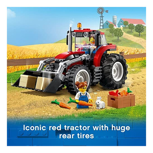 Set Juguete De Construcción Lego City Vehicles Tractor 60287
