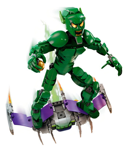 Figura de duende verde de Lego Marvel, 76284, número de piezas 471