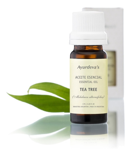 Aceite Esencial De Tea Tree Ayurdeva's 100% Puro Y Natural