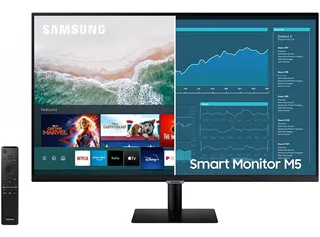 Smart Monitor Samsung M5 27 Wifi Bluetooth Parlantes Tv Apps