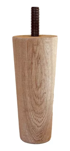 Pata de madera recta o inclinada de diseño nórdico