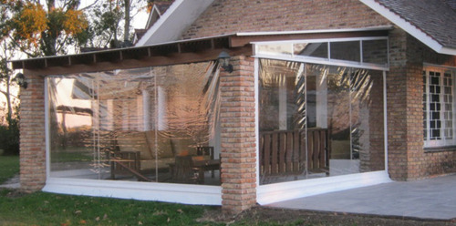Cerramiento Cristal O Color Lona Pvc Galeria Quincho Toldo