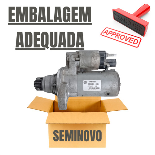 Motor Arranque Vw Gol Voyage 1.0 3cc 12v Msi Ea211 2017 A 22