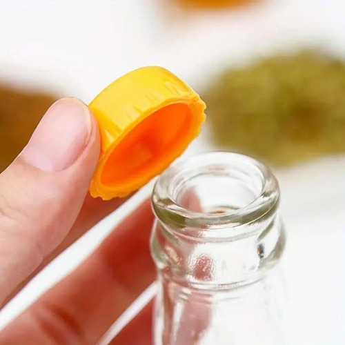 Cx Juego De 6 Tapas De Botella De Silicona Reutilizables,