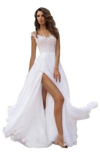 Vestido De Novia Con Apliques De Encaje De Novia Para Mujer