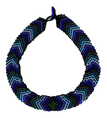 Collar En Mostacilla- Técnica Tejido Embera 