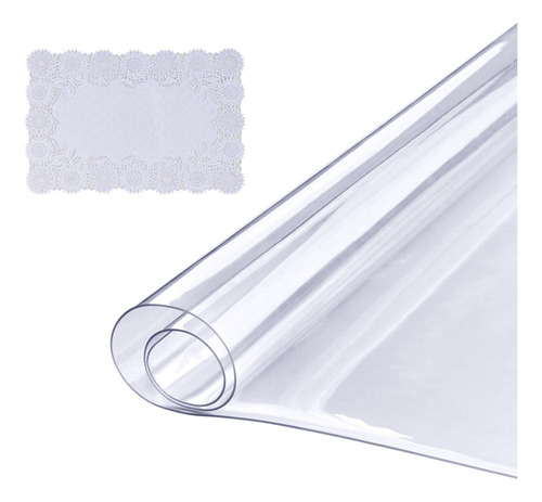 Vevor Mantel Transparente Rectángulo 61,3x92,2cm De Pvc Para