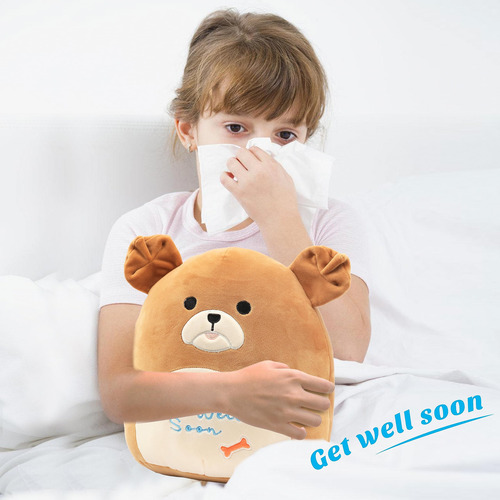 Easfan Almohada De Felpa Para Cachorro Get Well Soon De 13 '