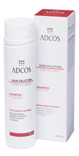 Adcos Hair Solution Shampoo Fito Ativo - Fortificante 300ml