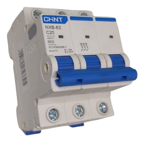 Automático Trifásico 20a 3x20a C 6ka